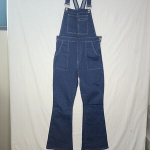 Gap 1969 Ladies Denim Blue Overalls Size Medium Like New